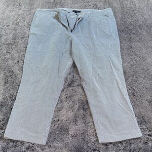 Tommy Hilfiger Women's Gray Pinstripe Capris